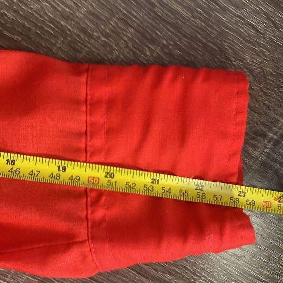 Vtg Mens Panhandle Slim Permanently Pressed Red Western Pearl SnapShirt 181/2-34 - Picture 9 of 11